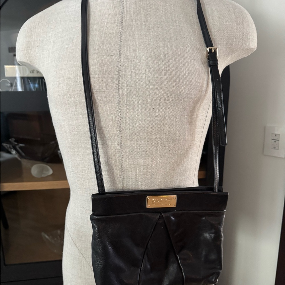 Marc Jacob’s Black Leather Crossbody Bag
